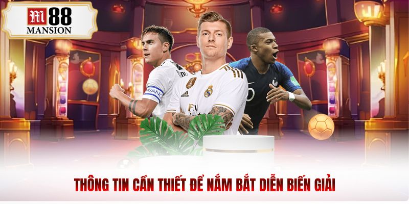 Thông tin cần thiết để nắm bắt diễn biến giải
